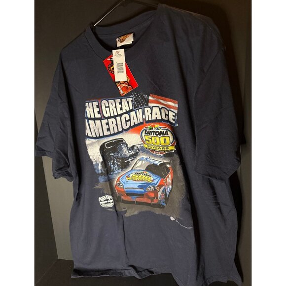 Winners Circle Daytona 500 50 Years NASCAR Racing 2008 T-Shirt Mens 2XL Tee NWT - Picture 1 of 7